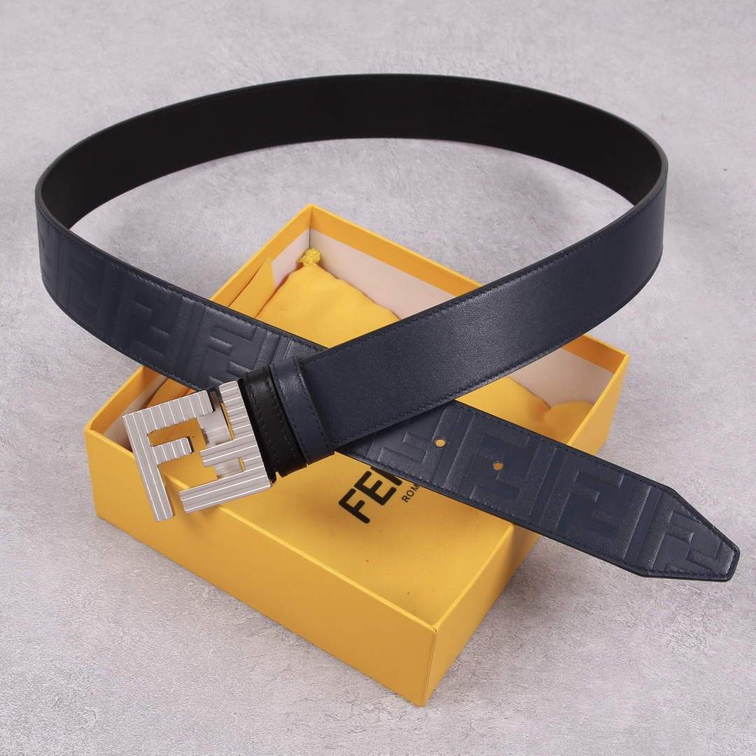 Fendi Belts Designer FF Buckle Leisure Belt Wide 3.8CM AA0473 - luxibagsmall