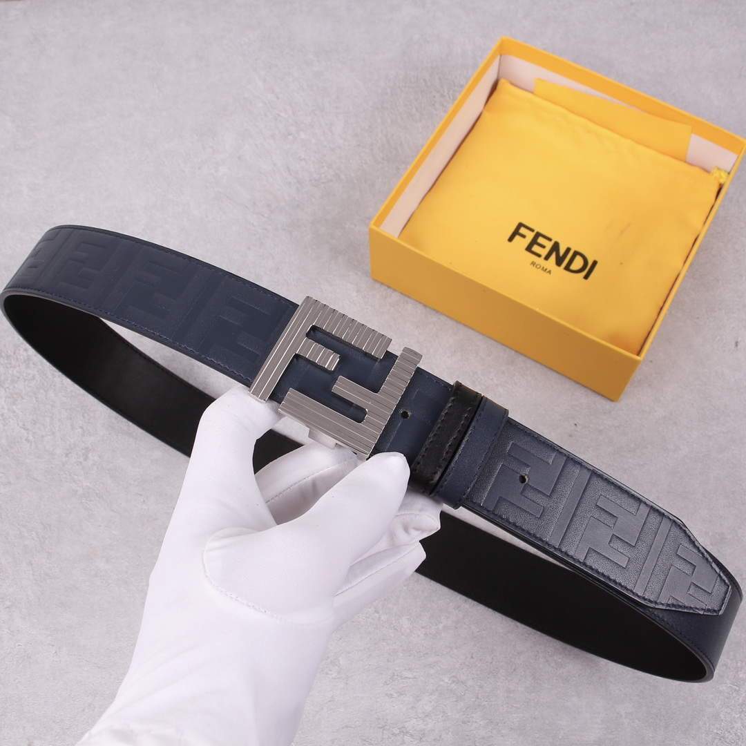 Fendi Belts Designer FF Buckle Leisure Belt Wide 3.8CM AA0473 - luxibagsmall