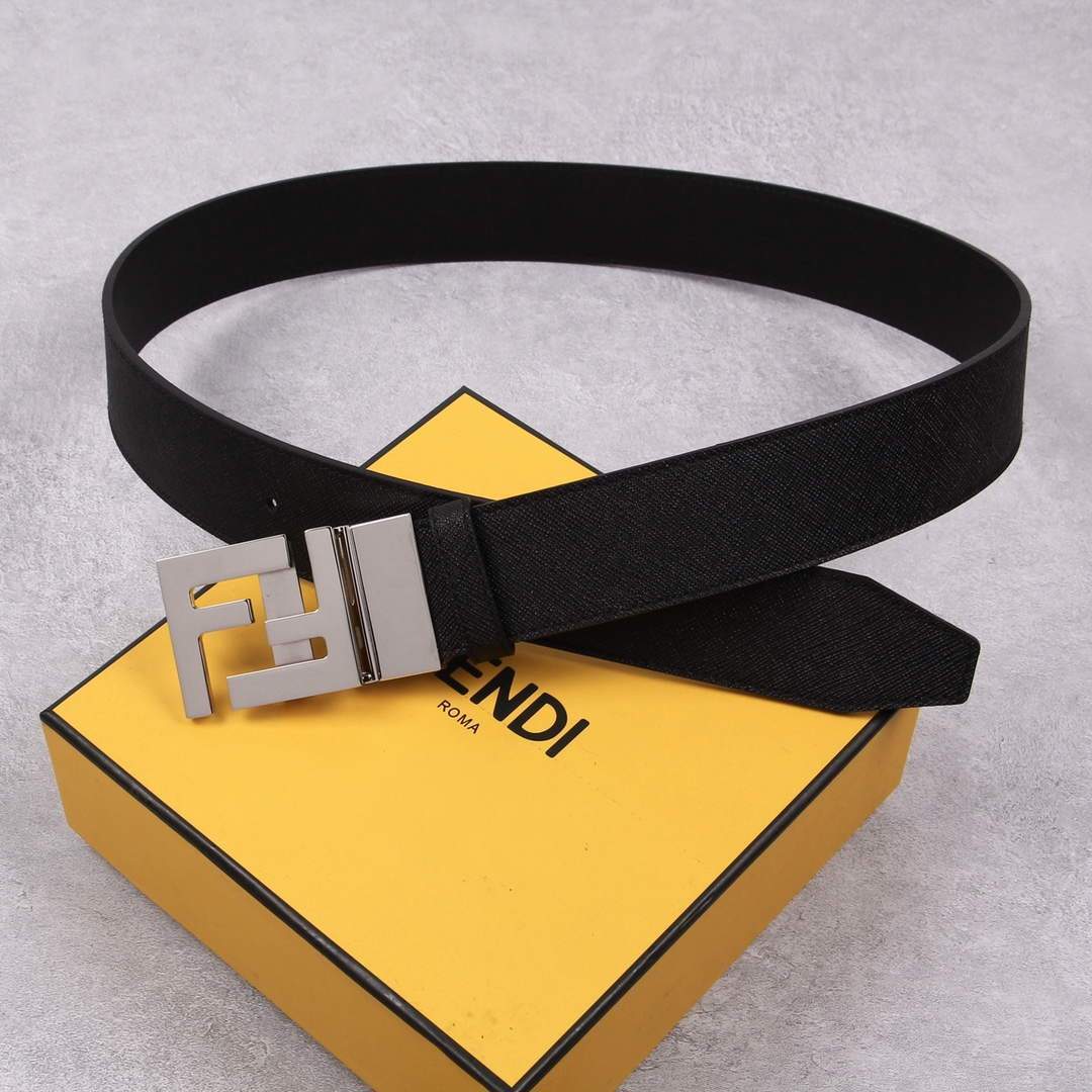 Fendi Belts Designer FF Buckle Leisure Belt Wide 3.8CM AA0476 - luxibagsmall