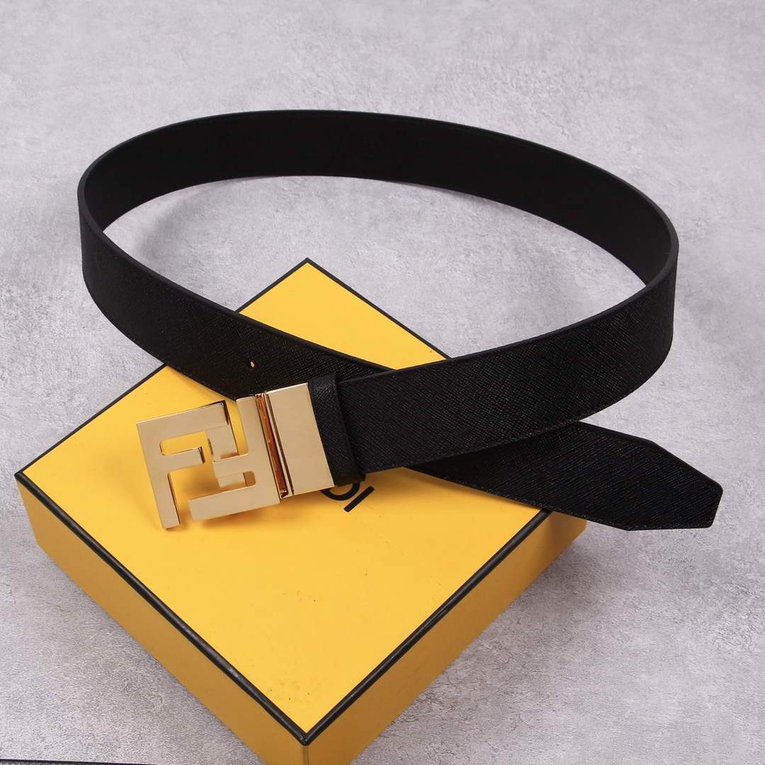 Fendi Belts Designer FF Buckle Leisure Belt Wide 3.8CM AA0476 - luxibagsmall