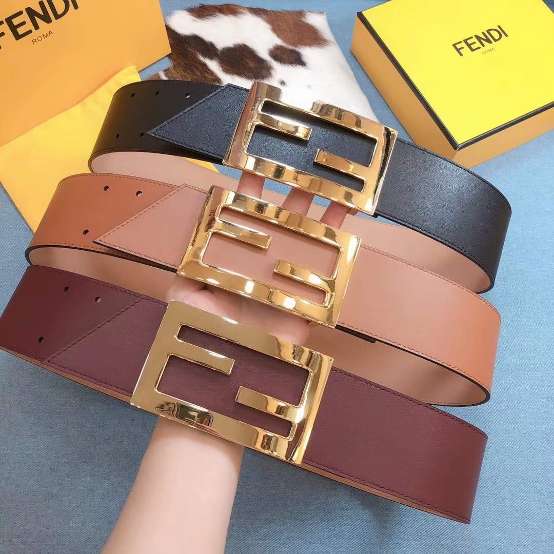 Fendi Belts Designer FF Buckle Leisure Belt Wide 6.0CM AA0461 - luxibagsmall