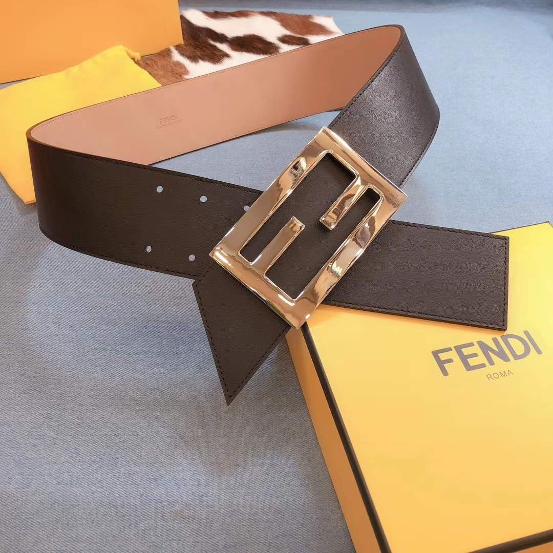 Fendi Belts Designer FF Buckle Leisure Belt Wide 6.0CM AA0461 - luxibagsmall