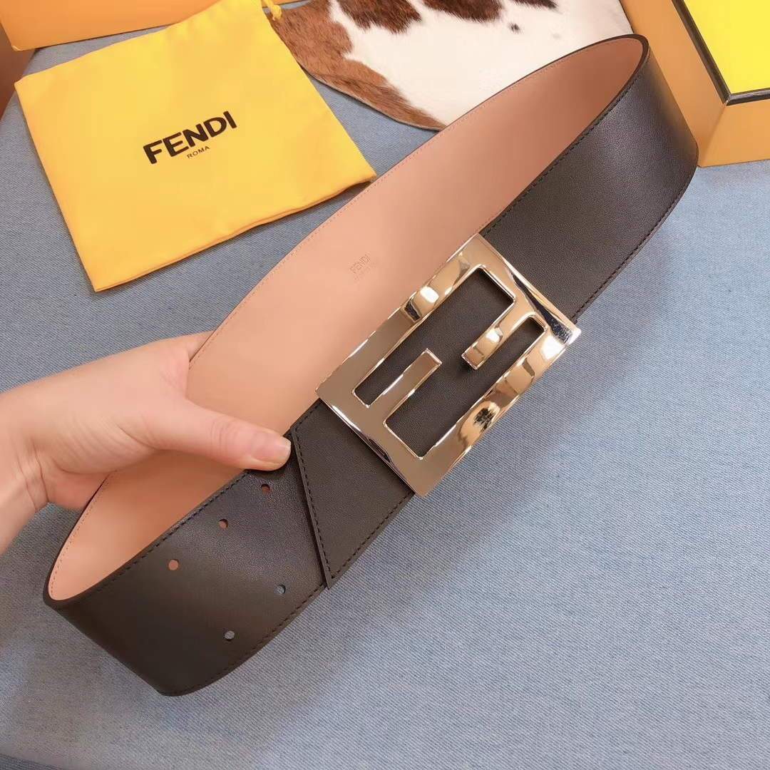 Fendi Belts Designer FF Buckle Leisure Belt Wide 6.0CM AA0461 - luxibagsmall