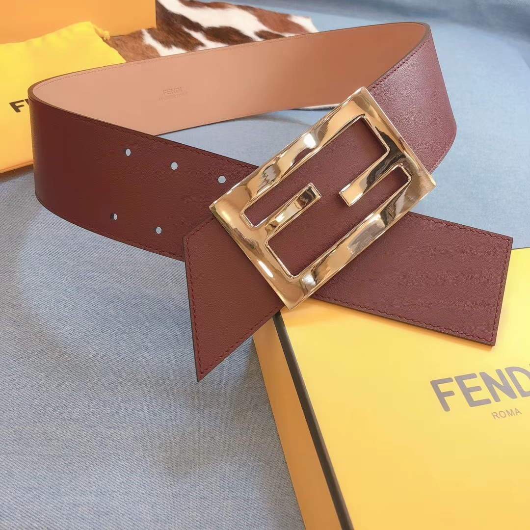 Fendi Belts Designer FF Buckle Leisure Belt Wide 6.0CM AA0461 - luxibagsmall