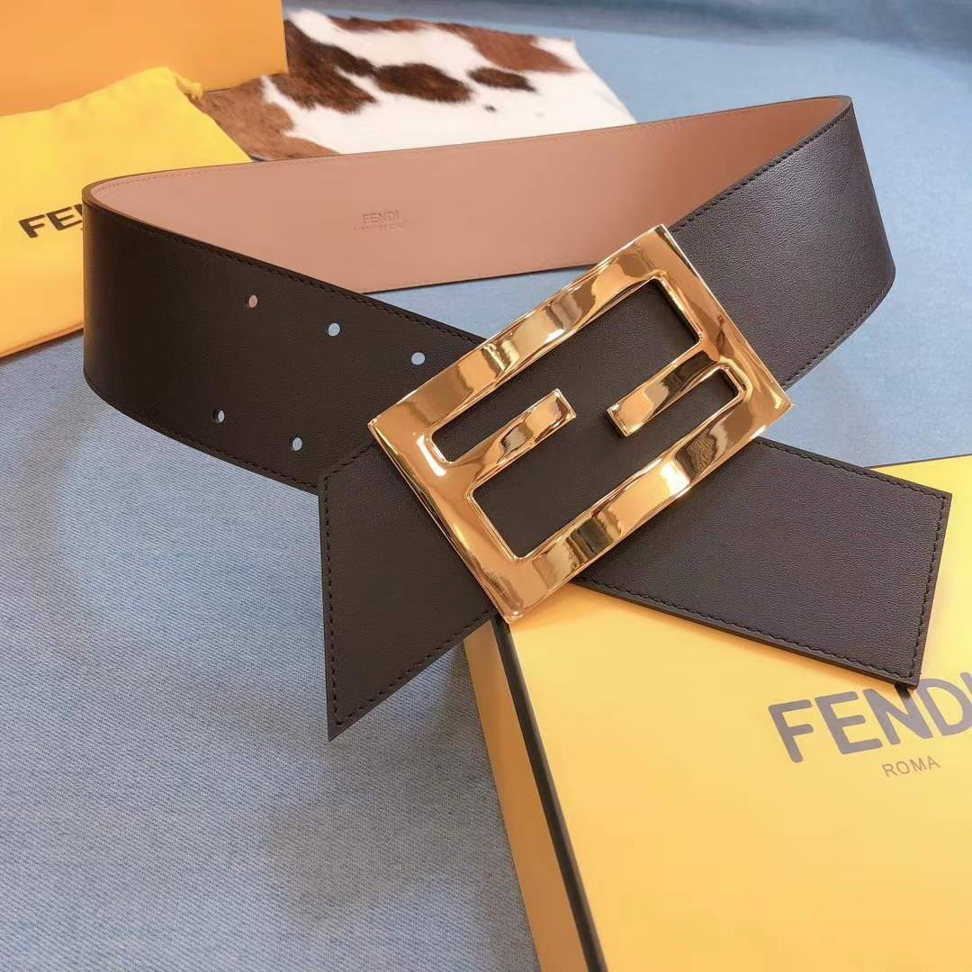 Fendi Belts Designer FF Buckle Leisure Belt Wide 6.0CM AA0461 - luxibagsmall