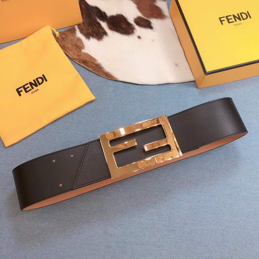 Fendi Belts Designer FF Buckle Leisure Belt Wide 6.0CM AA0461 - luxibagsmall