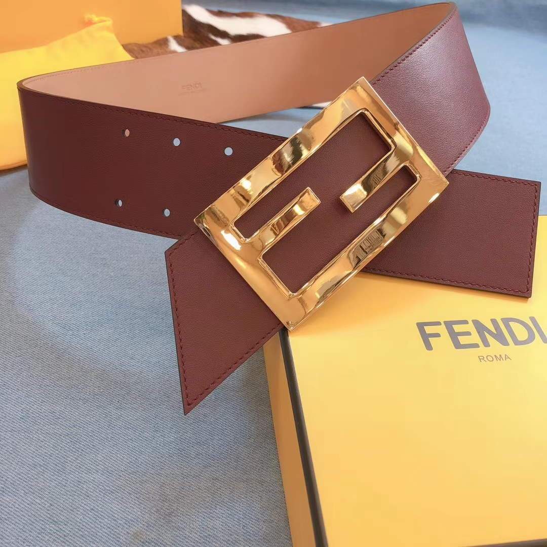 Fendi Belts Designer FF Buckle Leisure Belt Wide 6.0CM AA0461 - luxibagsmall