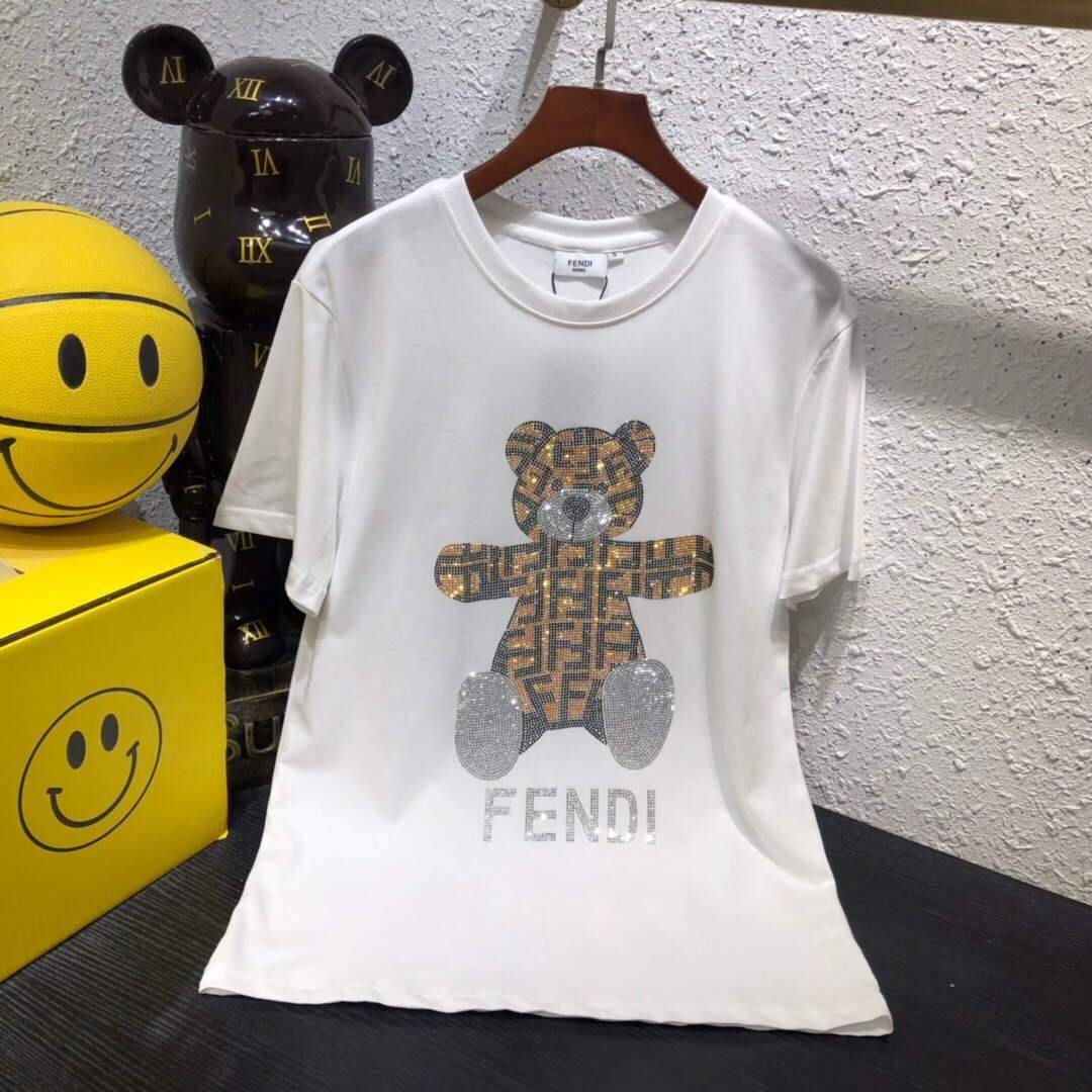 Fendi Women’s T-Shirts Polo Designer Fendi Clothing 38068 - Voguebags