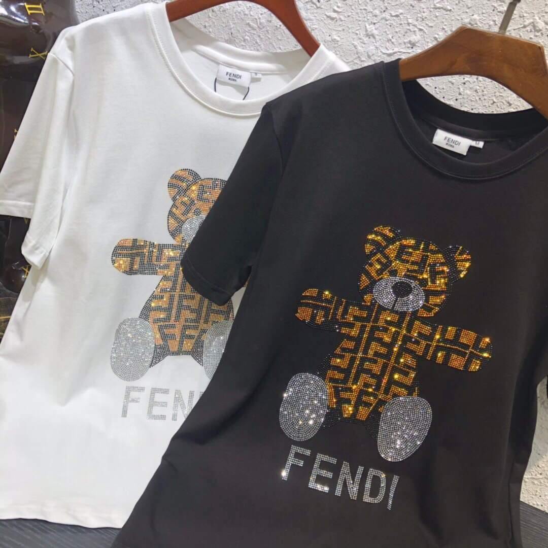 Fendi Women’s T-Shirts Polo Designer Fendi Clothing 38068 - Voguebags