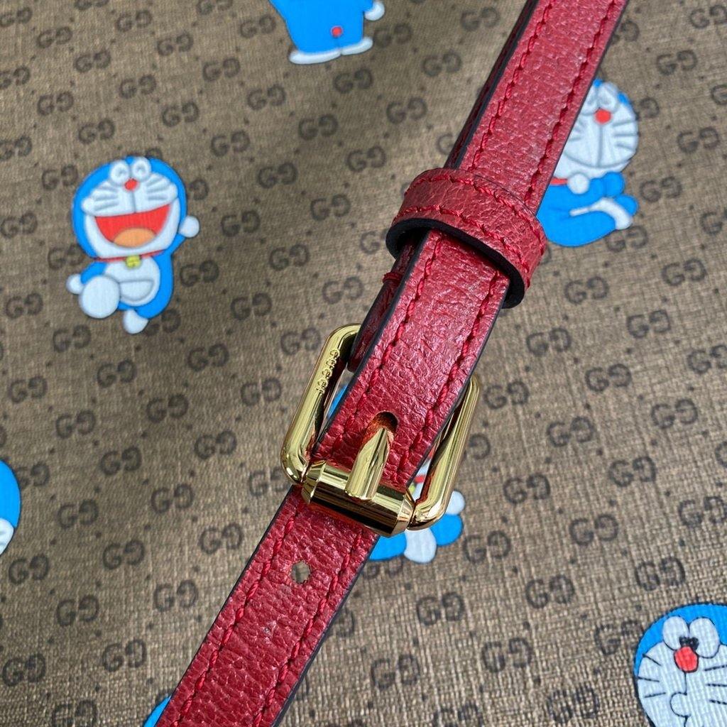 GG 653952 Gucci Doraemon x Gucci large Tote bag Red - luxibagsmall