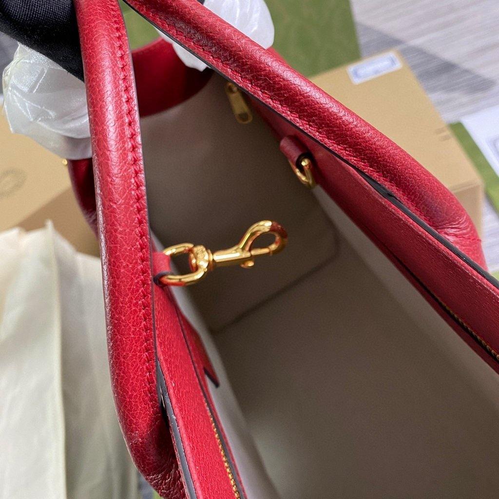 GG 653952 Gucci Doraemon x Gucci large Tote bag Red - luxibagsmall