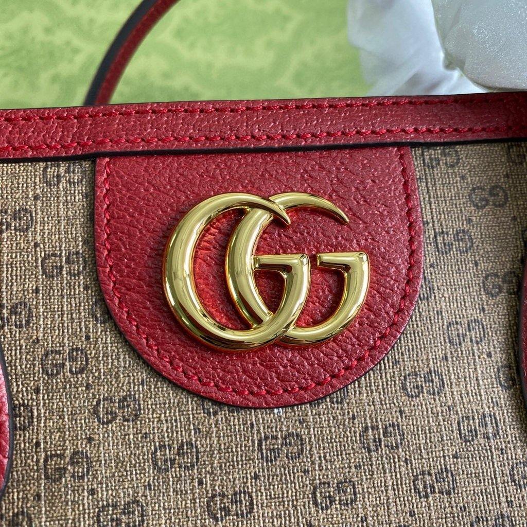 GG 653952 Gucci Doraemon x Gucci large Tote bag Red - luxibagsmall