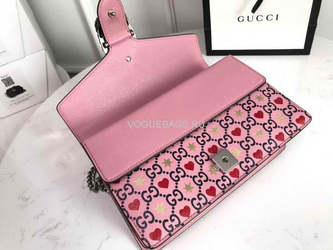 Gucci 400249 Dionysus Small Shoulder Bag Pink - luxibagsmall