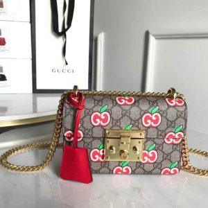 Gucci 409487 Padlock small GG Shoulder Bag - luxibagsmall