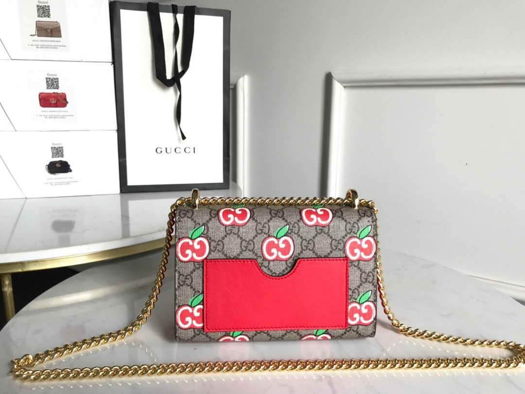 Gucci 409487 Padlock small GG Shoulder Bag - luxibagsmall