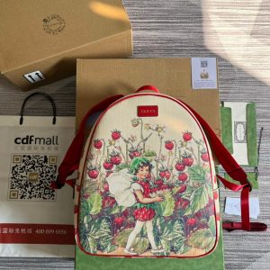 xubag.ru-gucci-433578-childrens-fairy-print-backpack-red-1