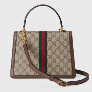 Gucci 524405 GG Ophidia Small Top Handle Bag With Web - luxibagsmall