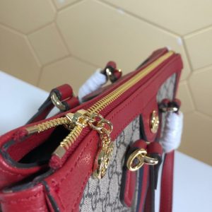 Gucci 524537 Ophidia GG Medium Tote Red Bag - luxibagsmall