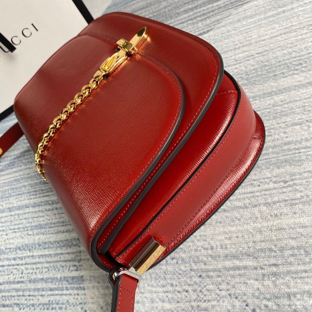 Gucci 601067 Sylvie 1969 Small Shoulder Bag Red - luxibagsmall