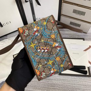 Gucci 647927 Disney x Gucci Donald Duck mini bag Brown - luxibagsmall