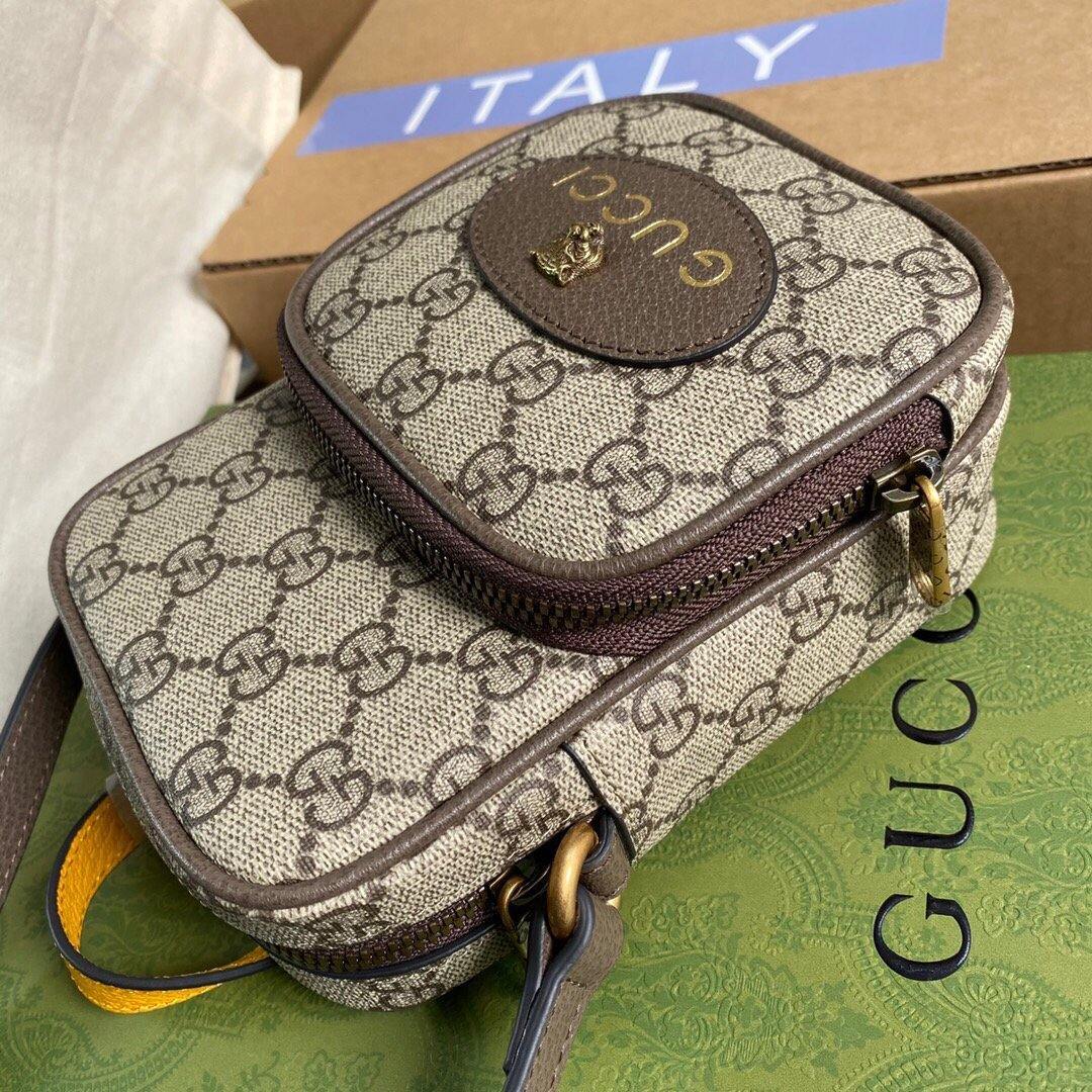 Gucci 658556 Gucci Neo Vintage Mini Bag Brown - luxibagsmall