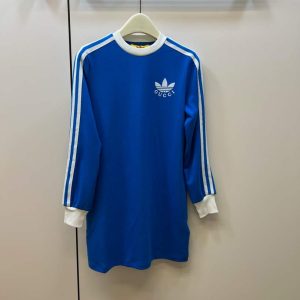 xubag.ru-gucci-693537-adidas-x-gucci-t-shirt-dress-for-women-blue-1