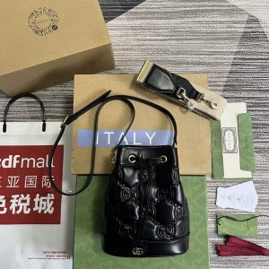 xubag.ru-gucci-728231-gg-matelasse-bucket-bag-black-1