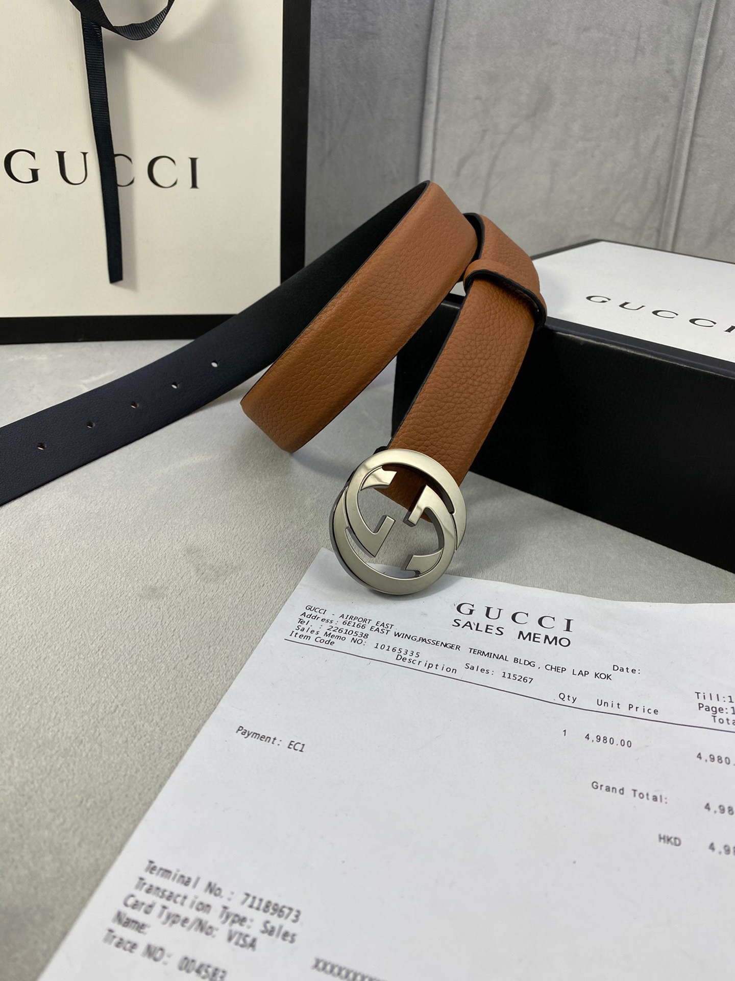 Gucci Women Men's Leather Belt with Double G Buckle 30MM 19013 - luxibagsmall