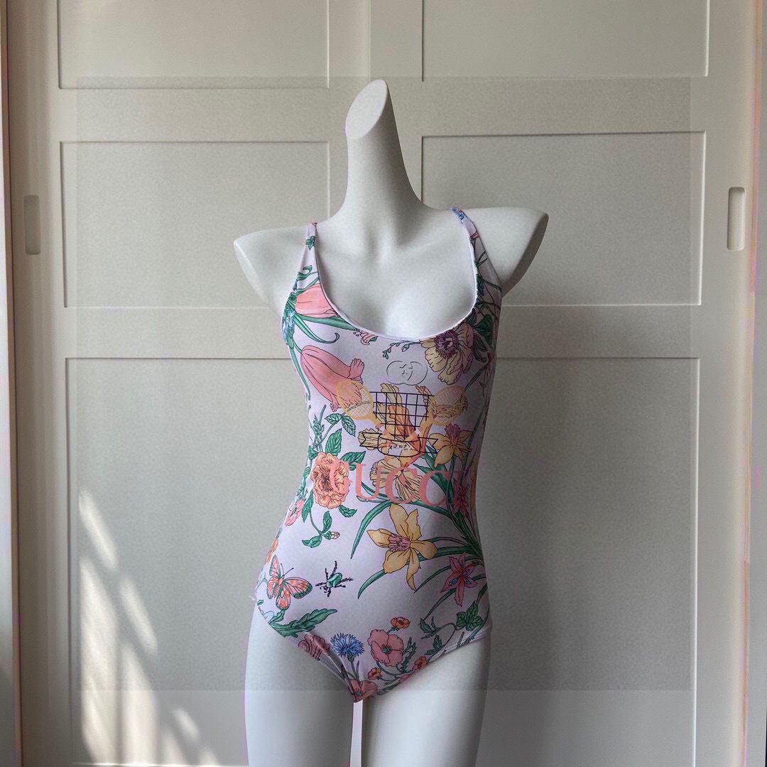 Gucci Women's Gucci Tennis floral print swimsuit 607937 - luxibagsmall