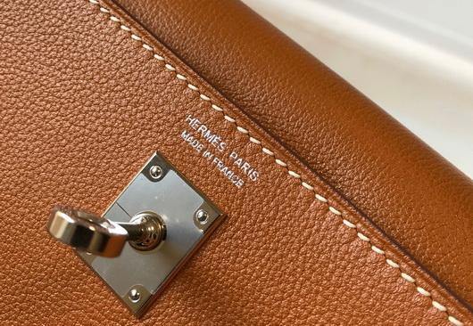 Hermes Kelly Danse 22cm Leather Bag 20353 Tan - luxibagsmall