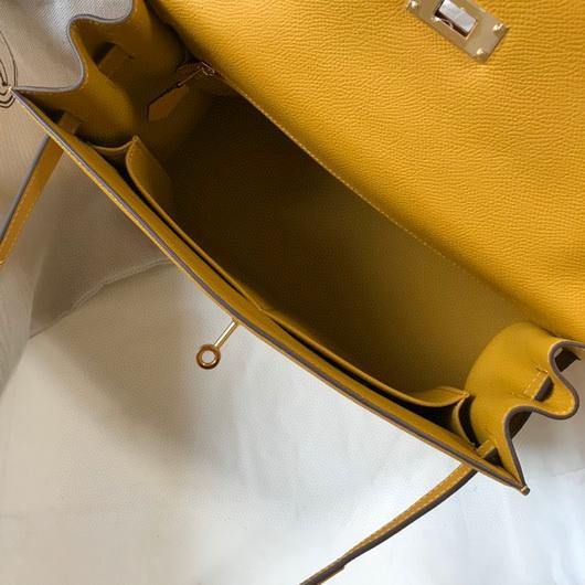 Hermes Sellier Kelly 28cm of Epsom Leather Bag 20334 Yellow - luxibagsmall