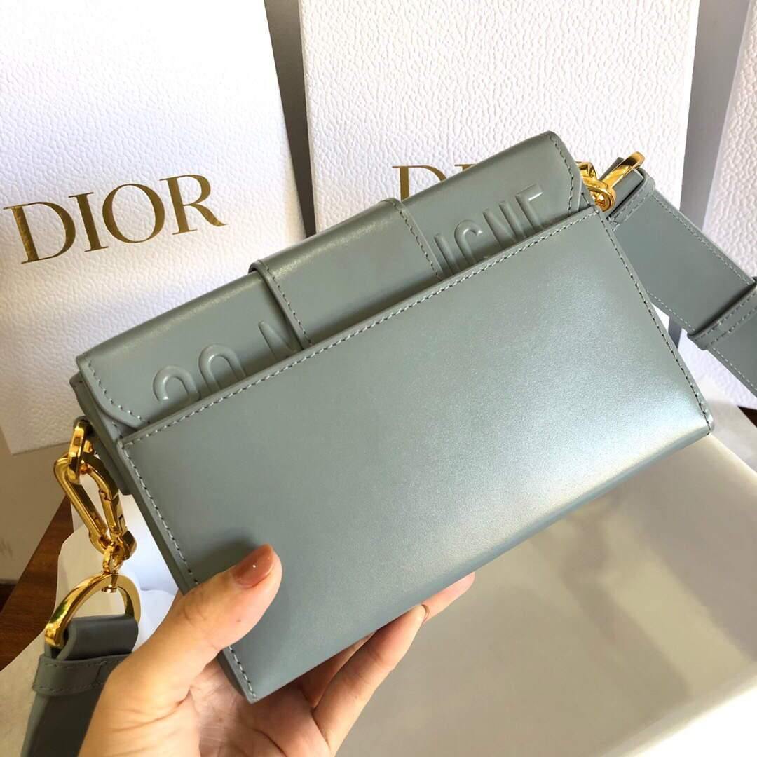 Dior M9204 Dior 30 Montaigne Box Bag Calfskin Gray - Voguebags