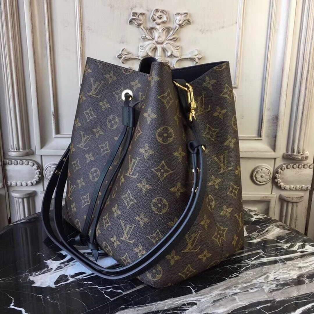 Louis Vuitton M44020 NeoNoe MM Monogram Canvas M43570 Bag Black - Voguebags