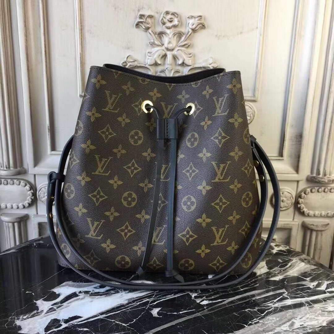 Louis Vuitton M44020 NeoNoe MM Monogram Canvas M43570 Bag Black - Voguebags