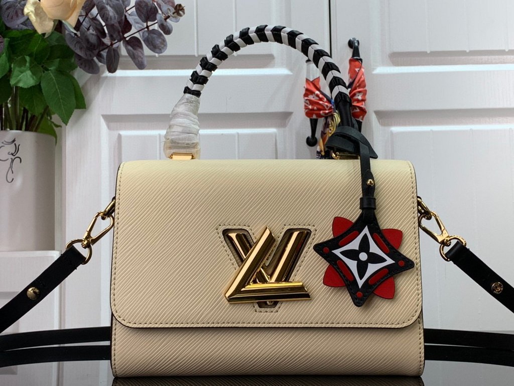 Louis Vuitton M56779 LV Crafty Twist MM Bag M56780 Epi Cream - luxibagsmall