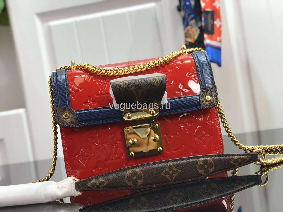 Louis Vuitton M90517 LV Wynwood Monogram Vernis Bag M90566 Red - Voguebags