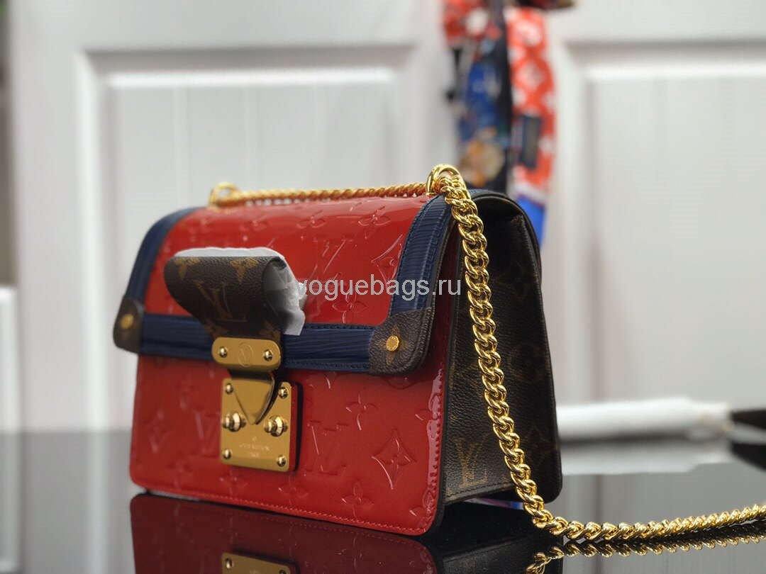 Louis Vuitton M90517 LV Wynwood Monogram Vernis Bag M90566 Red - Voguebags