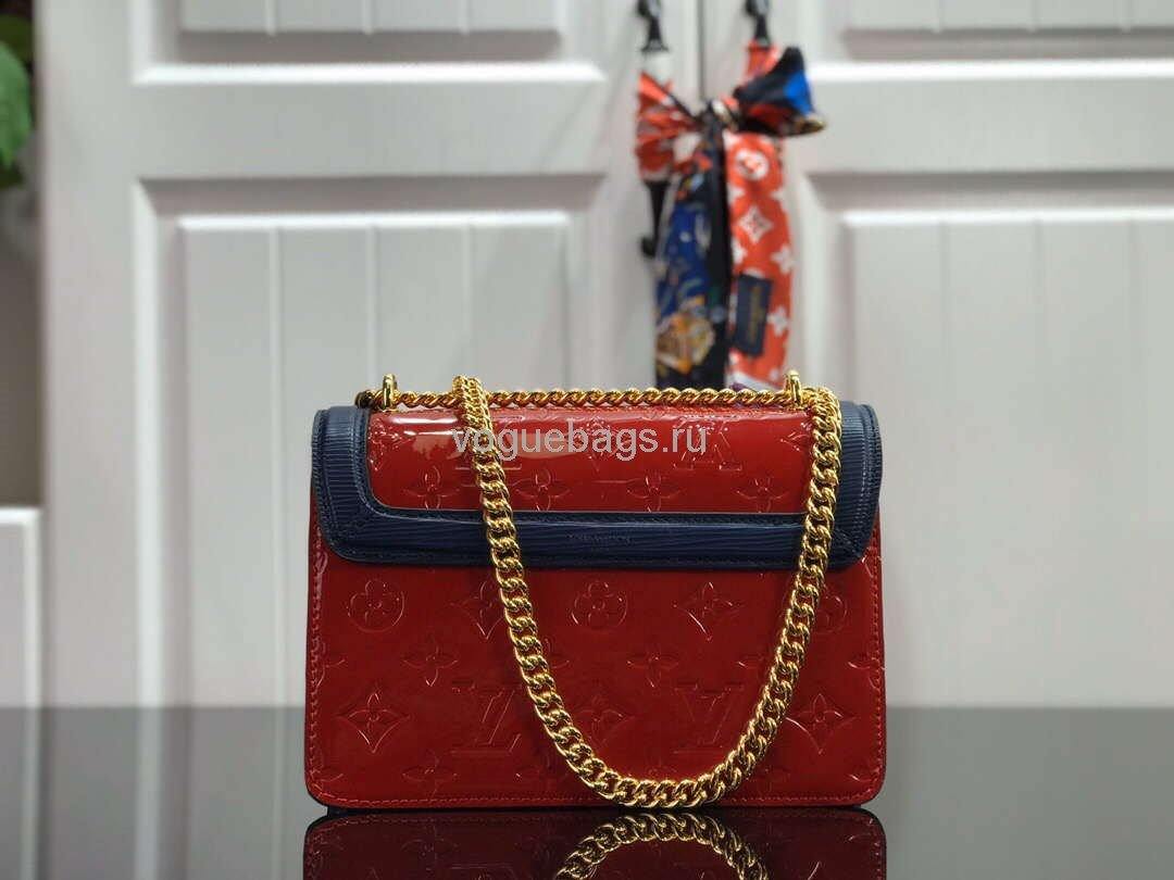 Louis Vuitton M90517 LV Wynwood Monogram Vernis Bag M90566 Red - Voguebags