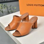 LV 1A85V9 Slippers Designer Louis Vuitton Indiana Mule Brown - luxibagsmall