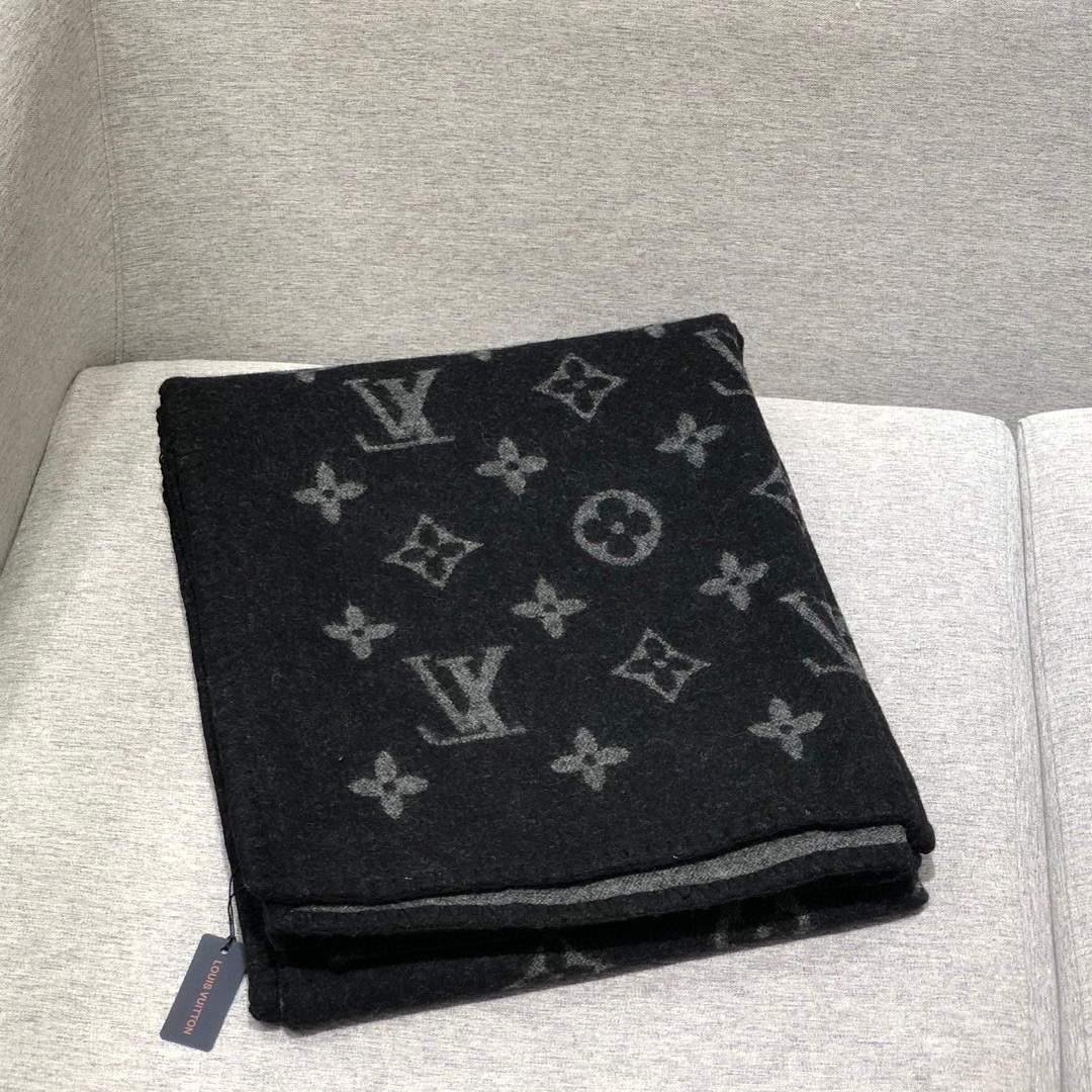 LV Avalon Rocabar Louis Vuitton Carmel Cashmere Blanket 29917 - Voguebags