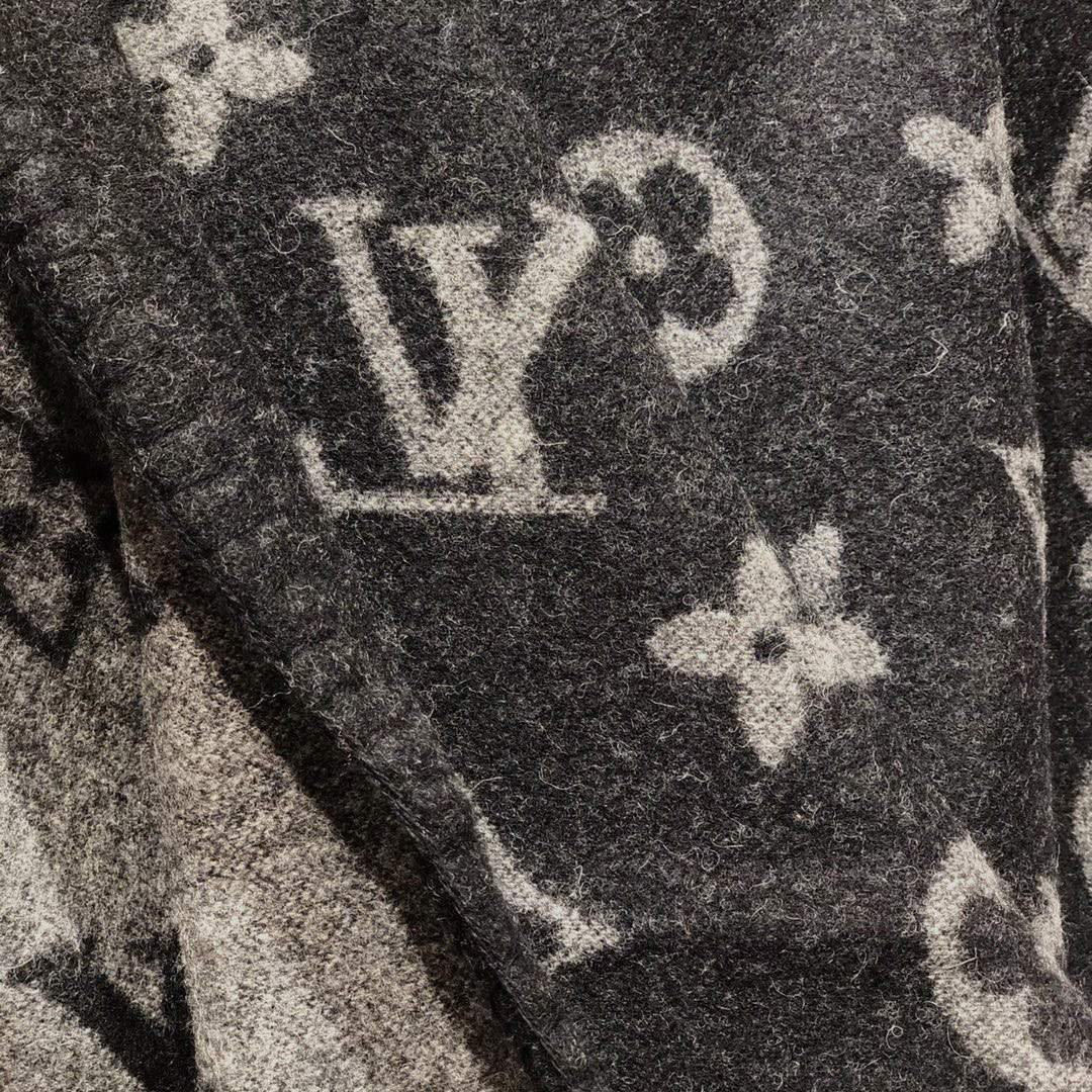 LV Avalon Rocabar Louis Vuitton Carmel Cashmere Blanket 29917 - Voguebags