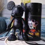 LV Louis Vuitton X Mickey Mouse Plush Thing Bag Monogram Black - luxibagsmall