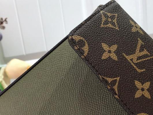 LV M30583 Louis Vuitton Pochette Voyage Steamer Bag Green - luxibagsmall