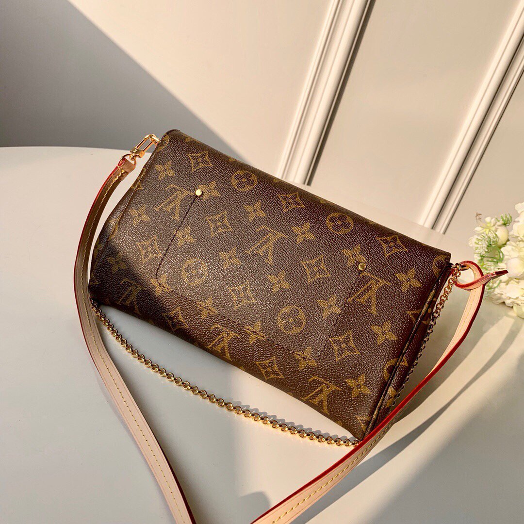 LV M40718 Louis Vuitton Favorite Mm M40717 Handbag Monogram Canvas - luxibagsmall