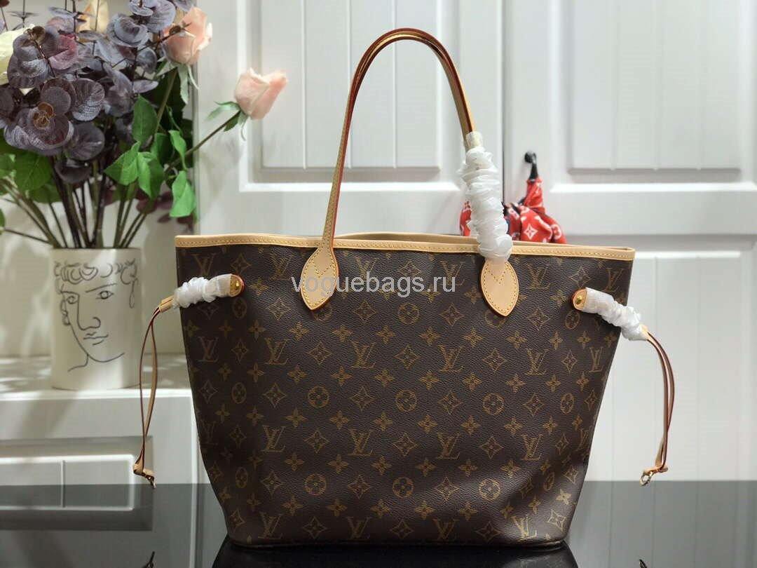 LV M40995 Louis Vuitton Neverfull MM Monogram M41178 Bag Beige - Voguebags