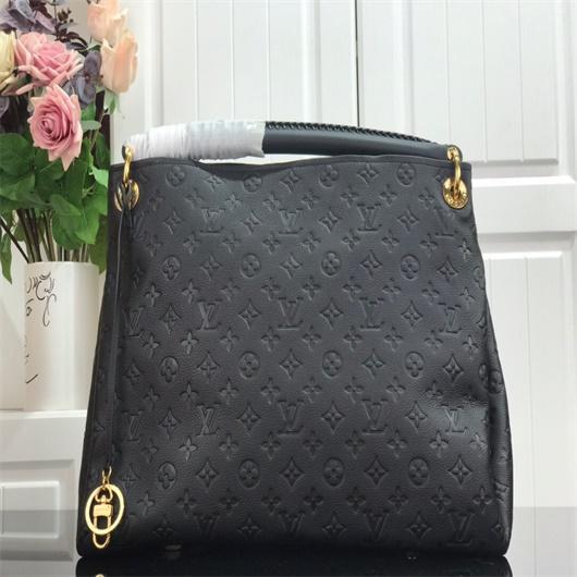 LV M41066 Louis Vuitton Artsy MM M43876 Bag Monogram Black - luxibagsmall