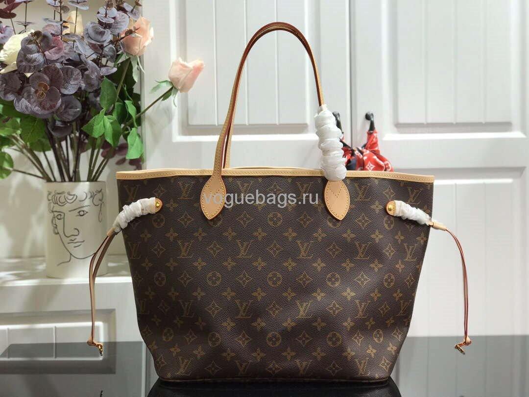 LV M41178 Louis Vuitton Neverfull MM Monogram M41177 Bag Pulm - Voguebags