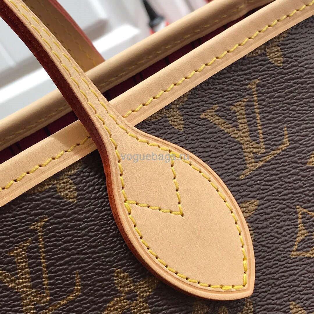 LV M41178 Louis Vuitton Neverfull MM Monogram M41177 Bag Pulm - Voguebags