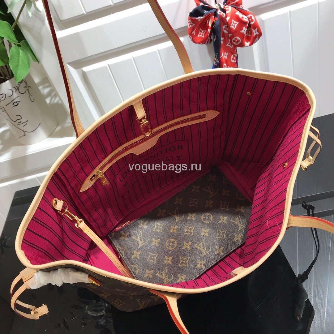 LV M41178 Louis Vuitton Neverfull MM Monogram M41177 Bag Pulm - Voguebags