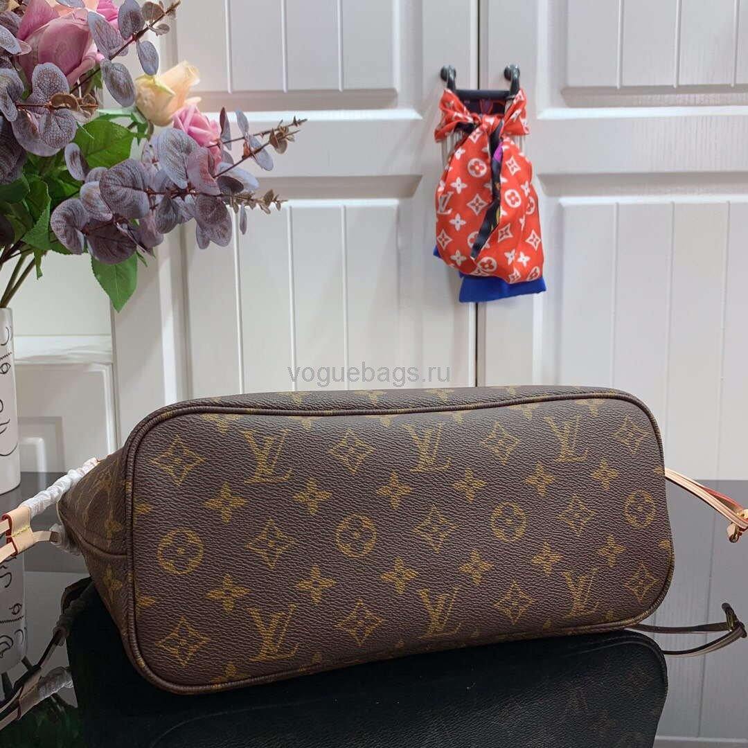 LV M41245 Louis Vuitton Neverfull PM Monogram N41362 Bag Beige - Voguebags